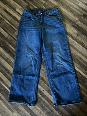 Old Navy Deep Blue Relaxed Wide-Leg Jeans